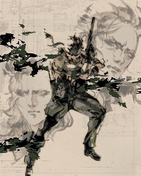 metal gear solid 4 uk box art|yoji shinkawa website.